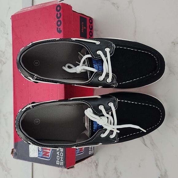 ☆Sale☆ NFL Carolina Panthers Boat Shoes - Picture 1 of 6